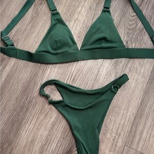 Green Triangle Boutique Bikini Set